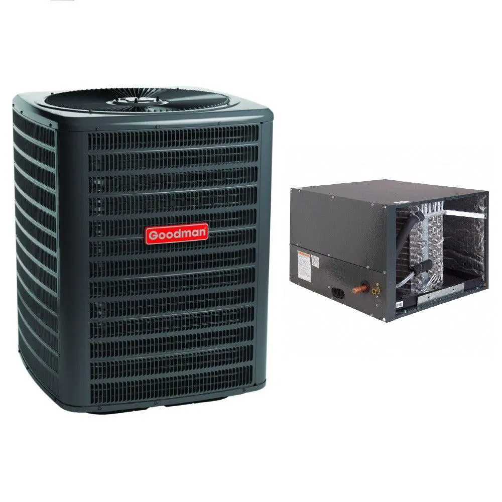 2 Ton 14.3 SEER2 Goodman Air Conditioner GSXM402410 and Horizontal Coil CHPTA2426B4