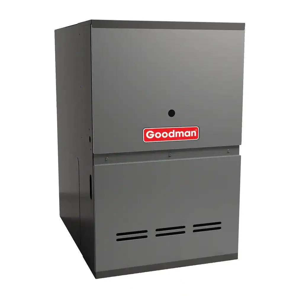 2 Ton 14.5 SEER2 Goodman Air Conditioner GSXH502410 and 80% AFUE 60,000 BTU Gas Furnace GC9S800603AX Horizontal System with Coil CHPTA3026C4