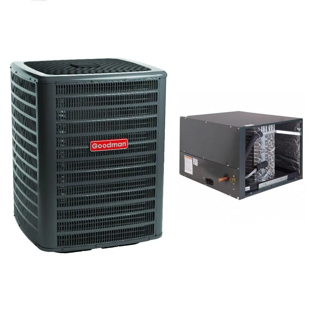 3 Ton 14.3 SEER2 Goodman Air Conditioner GSXC703610 and Horizontal Coil CHPTA3630B4