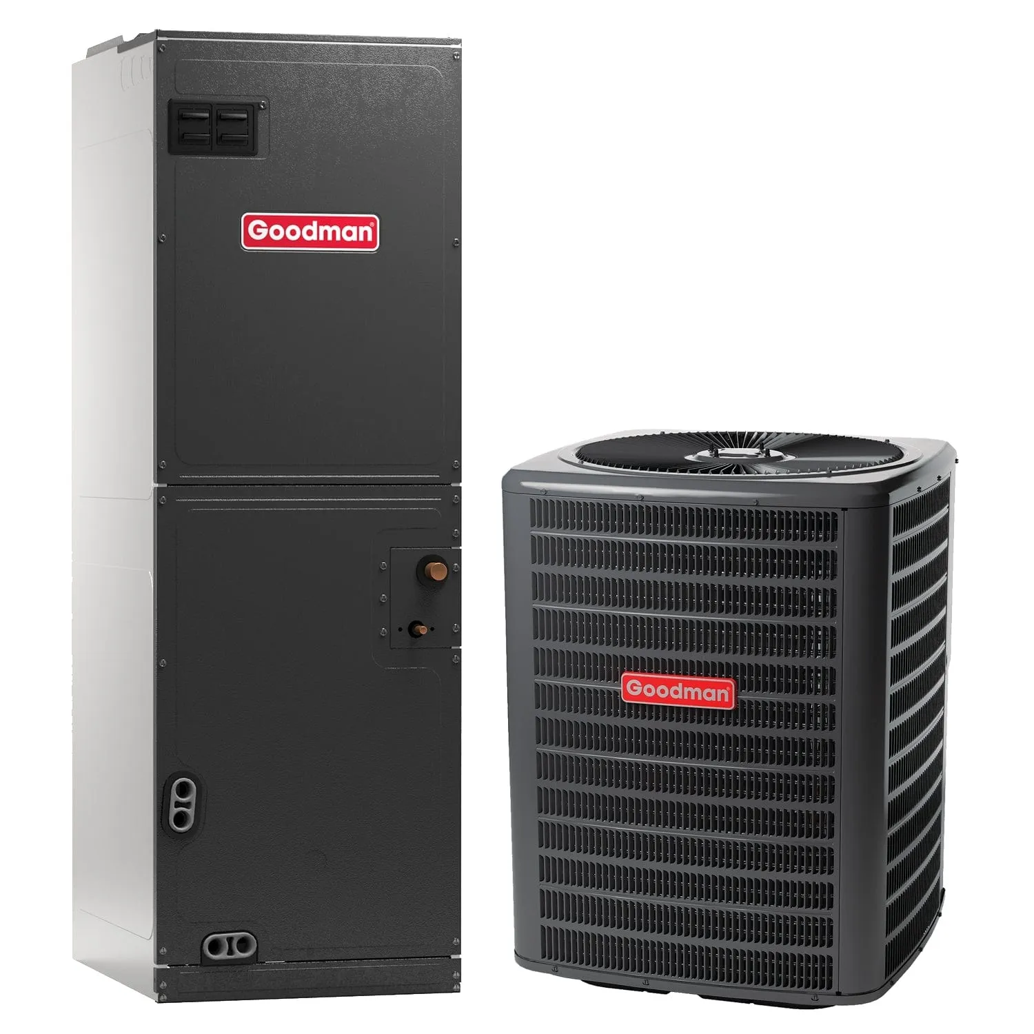 3 Ton Goodman up to 14.3 SEER2 Energy Efficient Multi-Position Multi-Speed ECM Air Handler with TXV Central Air Conditioner System