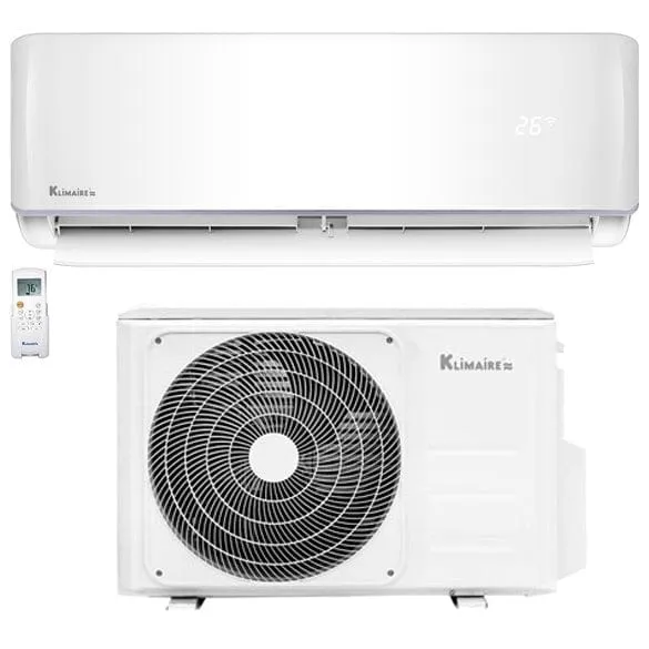 30,000 Btu 21 SEER2 Klimaire Wall-mounted Ductless Mini-split Inverter Air Conditioner Heat Pump System 220V