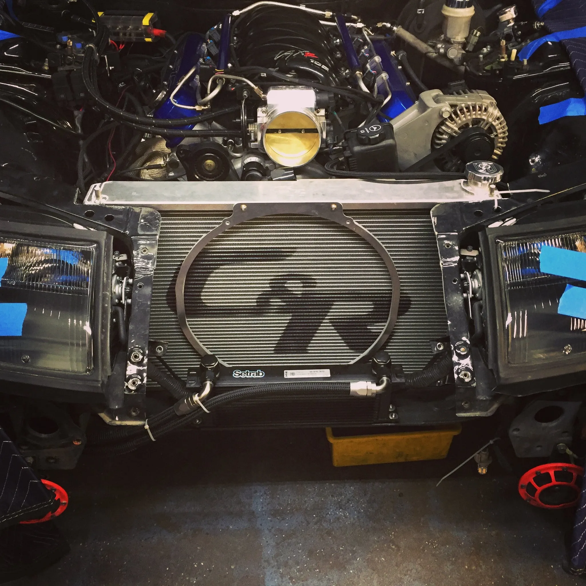 300ZX LSx Swap Race Radiator