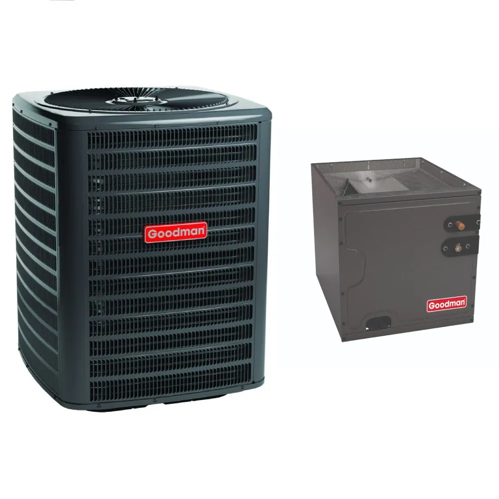 3.5 Ton 14.3 SEER2 Goodman Air Conditioner GSXB404210 and Vertical Coil CAPTA4230C4