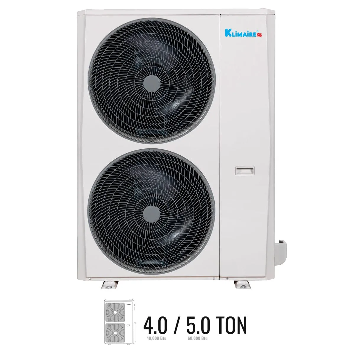 4 Ton Klimaire 16 SEER2 Central Ducted Split Hyper Heat Pump AC System