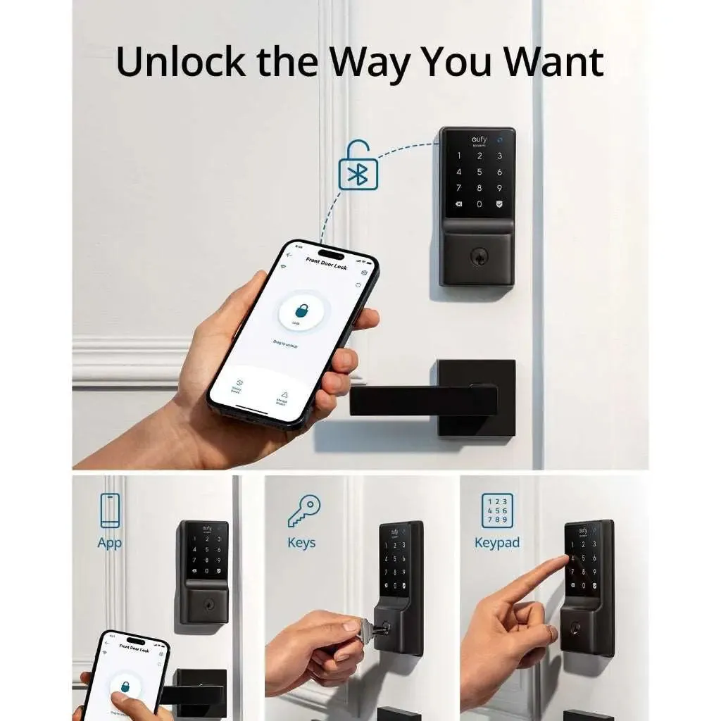 Anker Security C210 Smart Lock, 5-in-1 Keyless Entry Door Lock, T8502