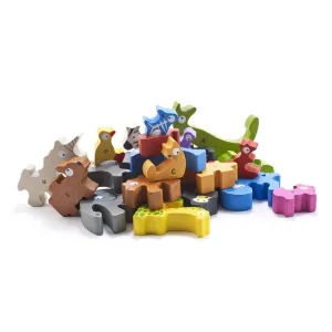 Begin Again Animal Parade A to Z Puzzle and Playset