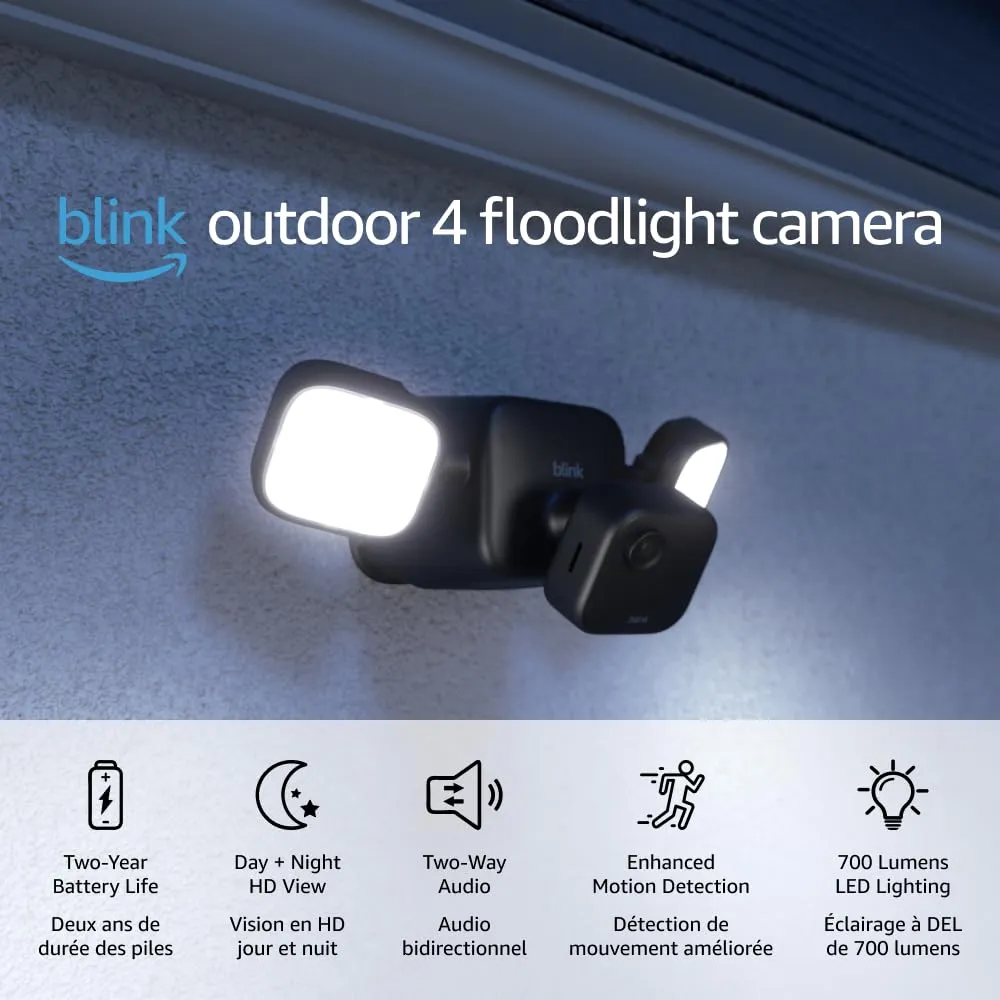 Blink Outdoor 4 Floodlight Camera.