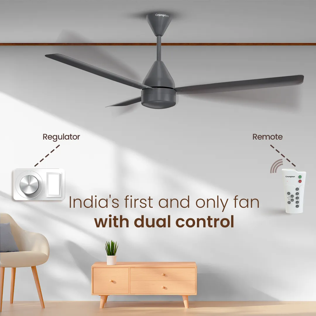 Crompton Energion Groove Regmote BLDC Ceiling Fan