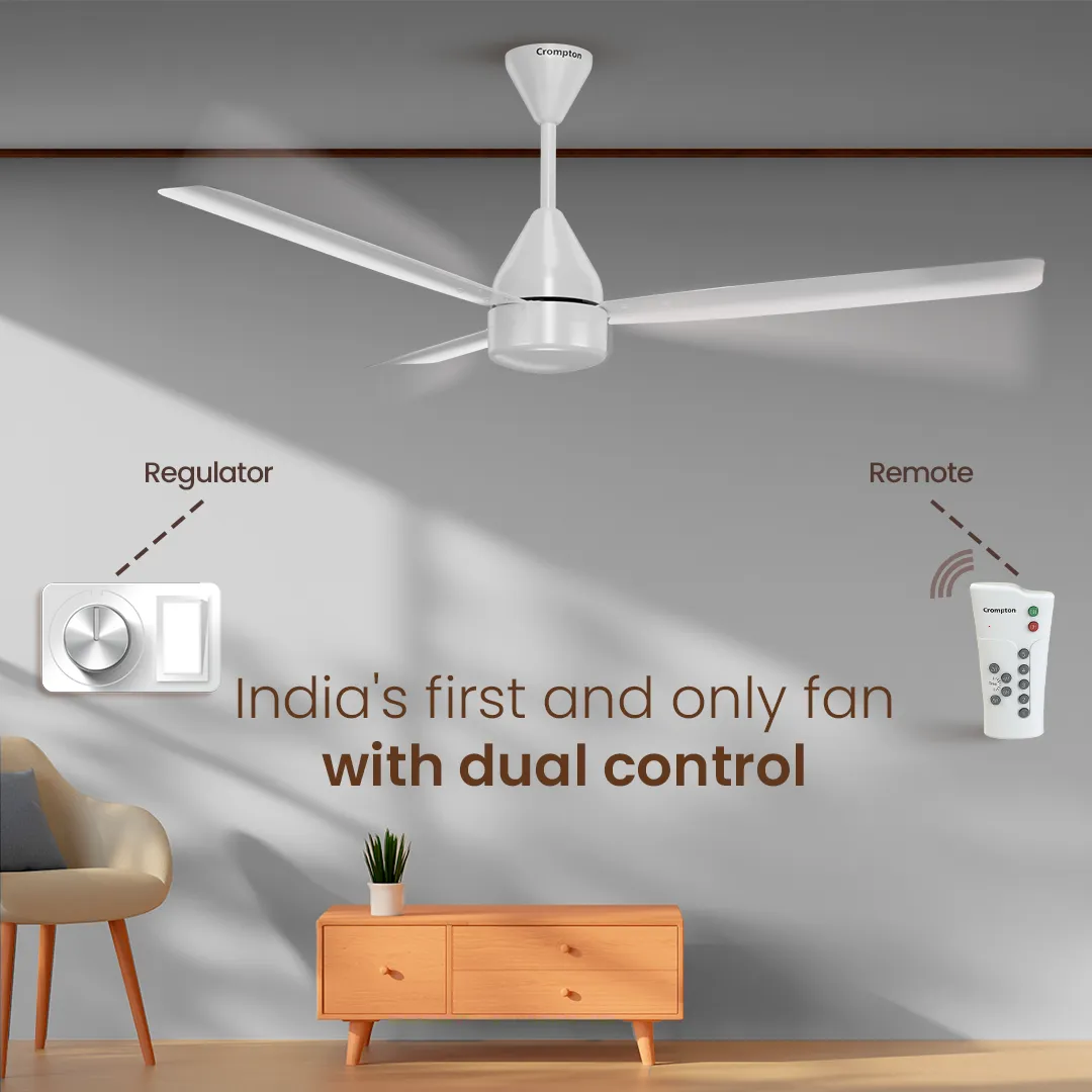 Crompton Energion Groove Regmote BLDC Ceiling Fan