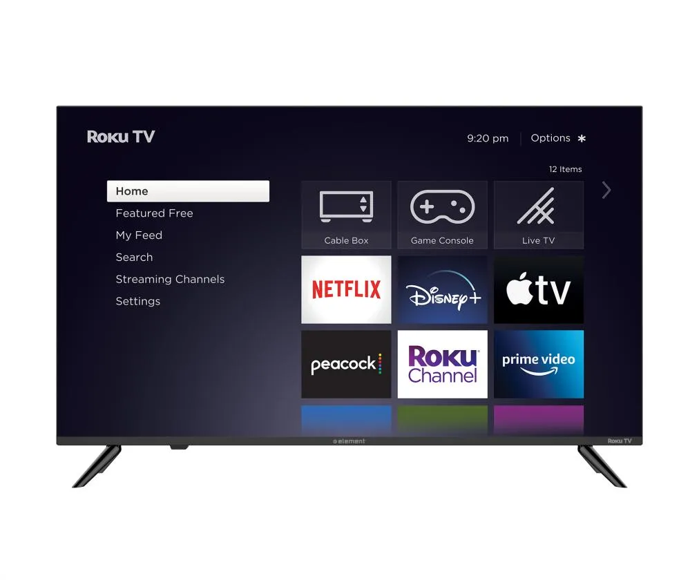 ELEMENT 43" 4K UHD HDR10 ROKU TV (E4AA43RG)