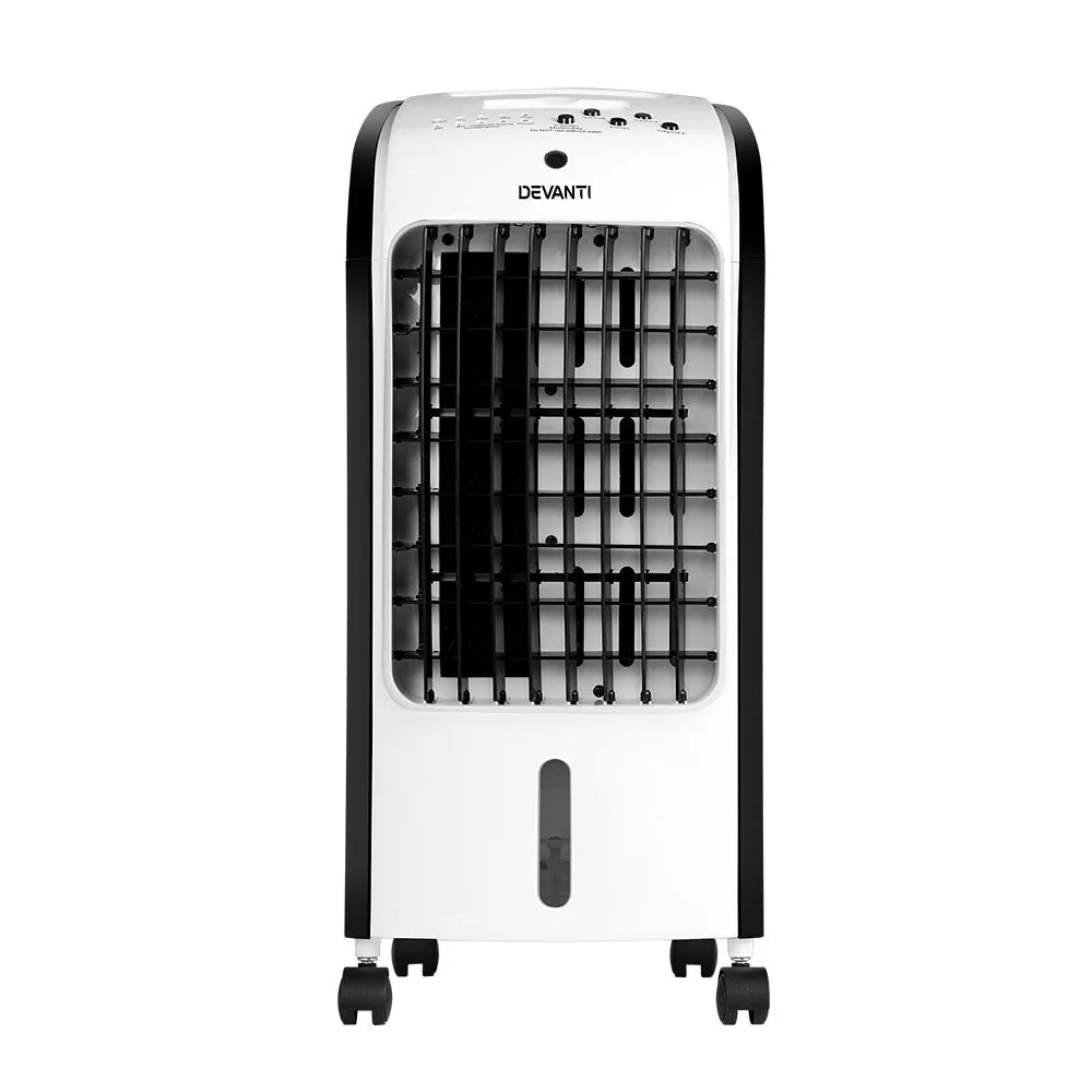 Energy-Efficient 4L 4-in-1 Air Cooler with Remote - Devanti