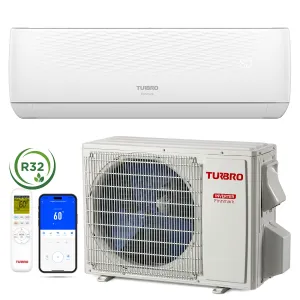 Finnmark 9000 BTU WiFi Ductless Mini Split AC with Heat Pump, 115V/230V