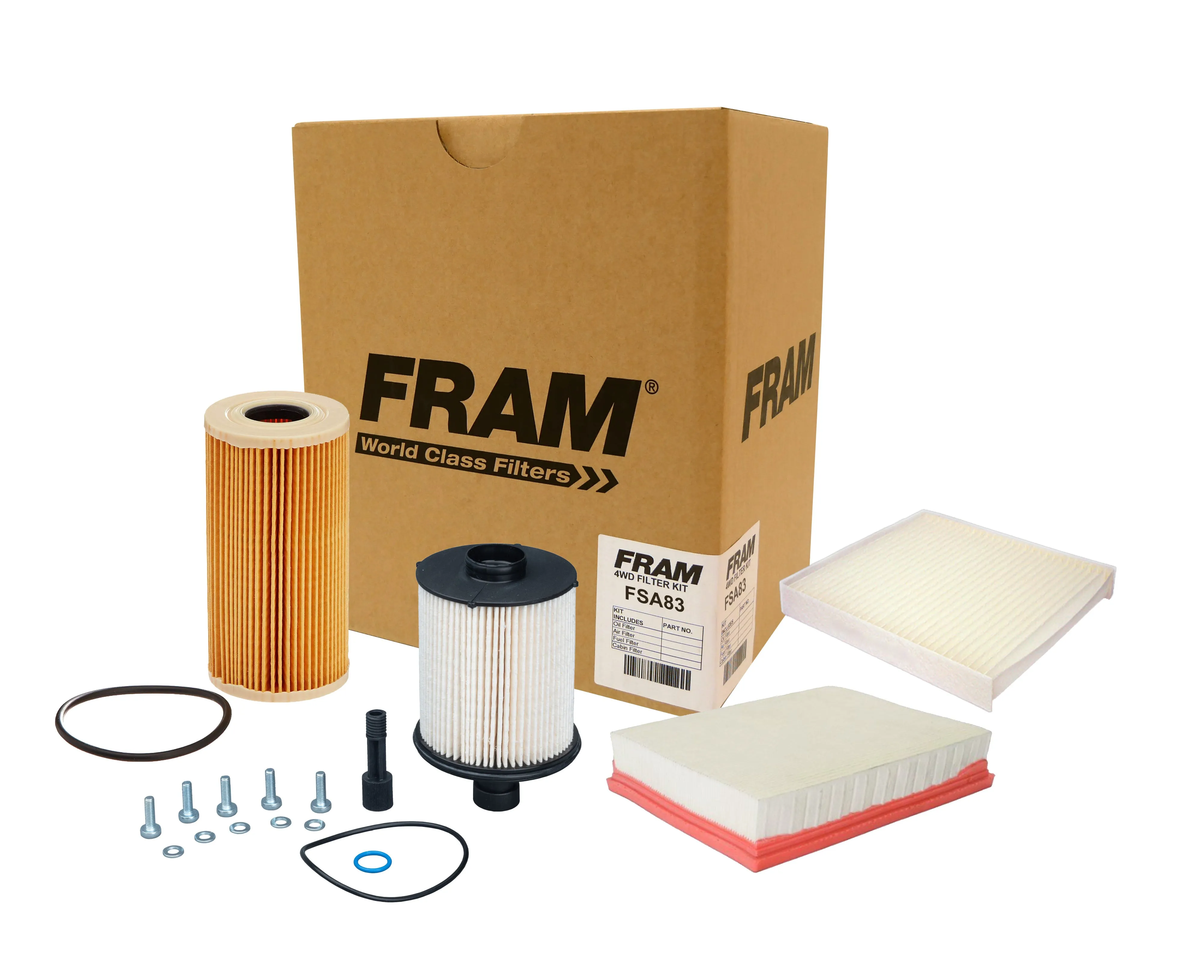 FRAM 4wd Filter Kit for Nissan Navara D23 NP300 15-20