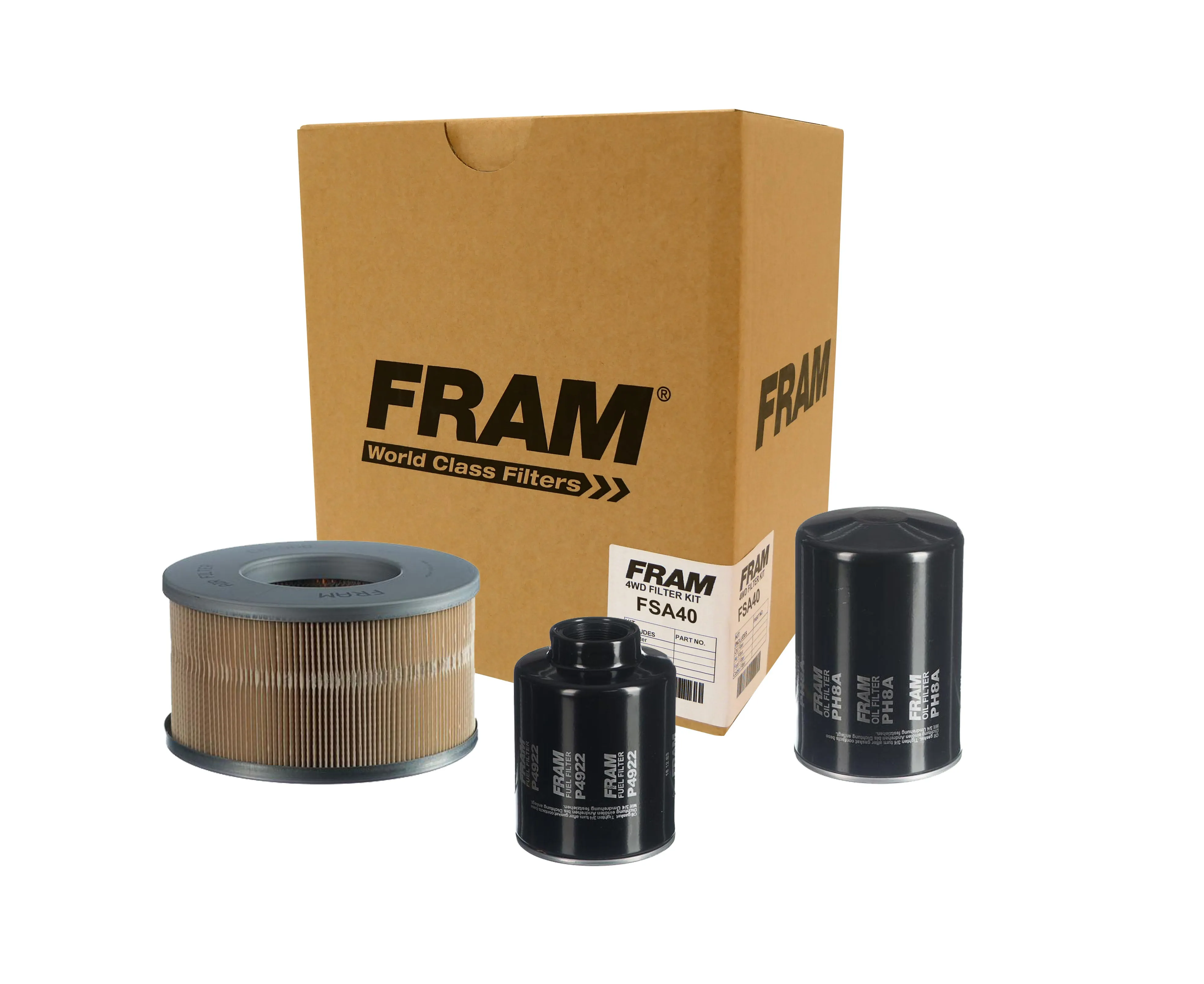 FRAM 4wd Filter Kit for Toyota Hilux LN167 & 172 10/97-../00