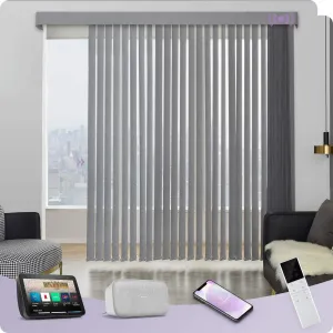 Graywind Smart Vertical Blinds | Blackout Series | Customizable