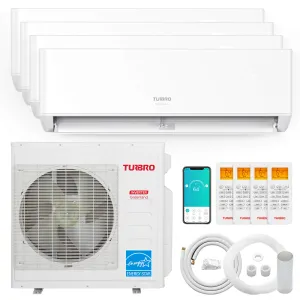 Greenland 36,000 BTU Quad-Zone Mini Split Air Conditioner with Heat Pump - 4 Zones