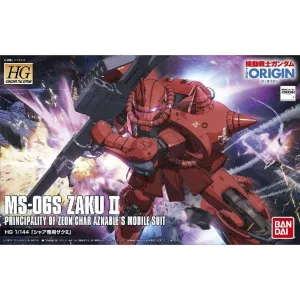 HGGTO 1/144 No.001 MS-06S Zaku II [Char Aznable's Mobile Suit] (Gundam The Origin Ver.)