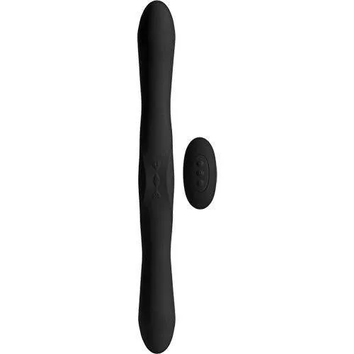 Kink dual Flex Silicone vibrator with Wireless Remote