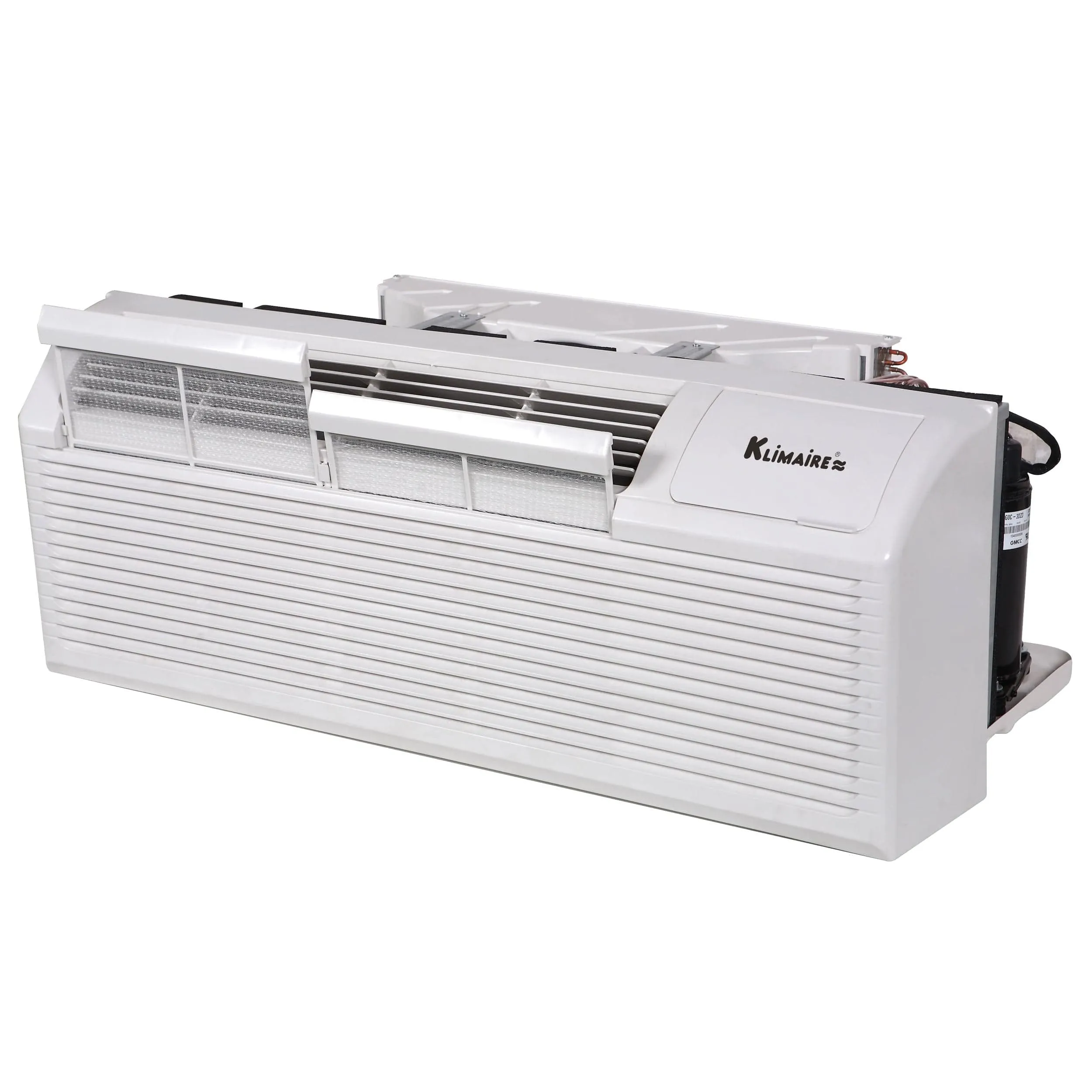 Klimaire PTAC 15,000 Btu Air Conditioner Heat Pump R-32 with 5kW Heater and Wi-Fi - 208-230V - 30A