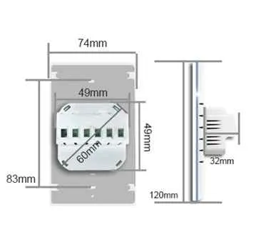 LCD Wi-Fi Light Switch - Google & Alexa