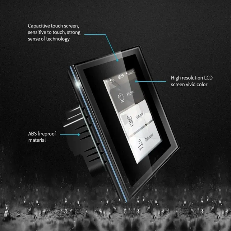 LCD Wi-Fi Light Switch - Google & Alexa