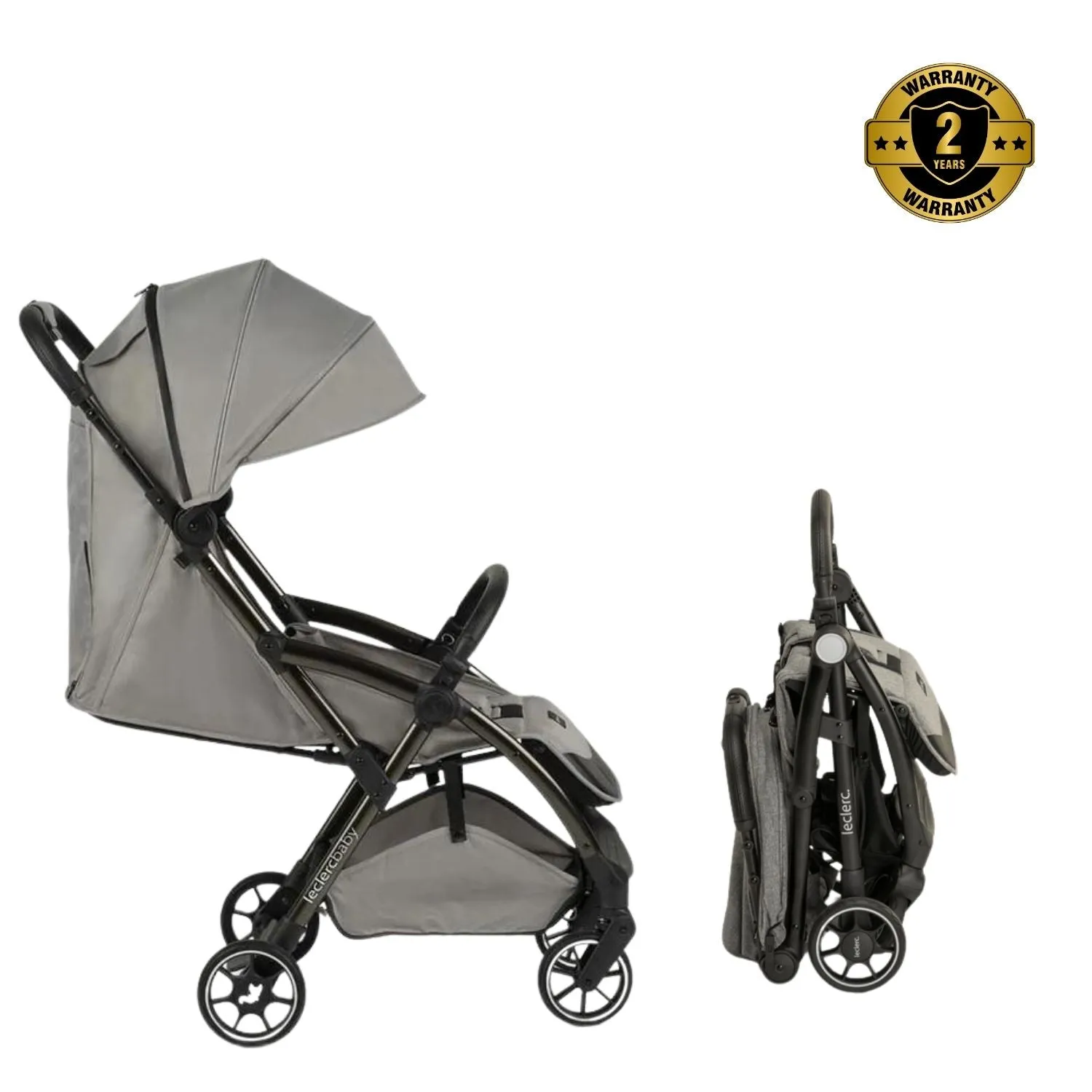 Leclercbaby Influencer Air Stroller Violet Grey