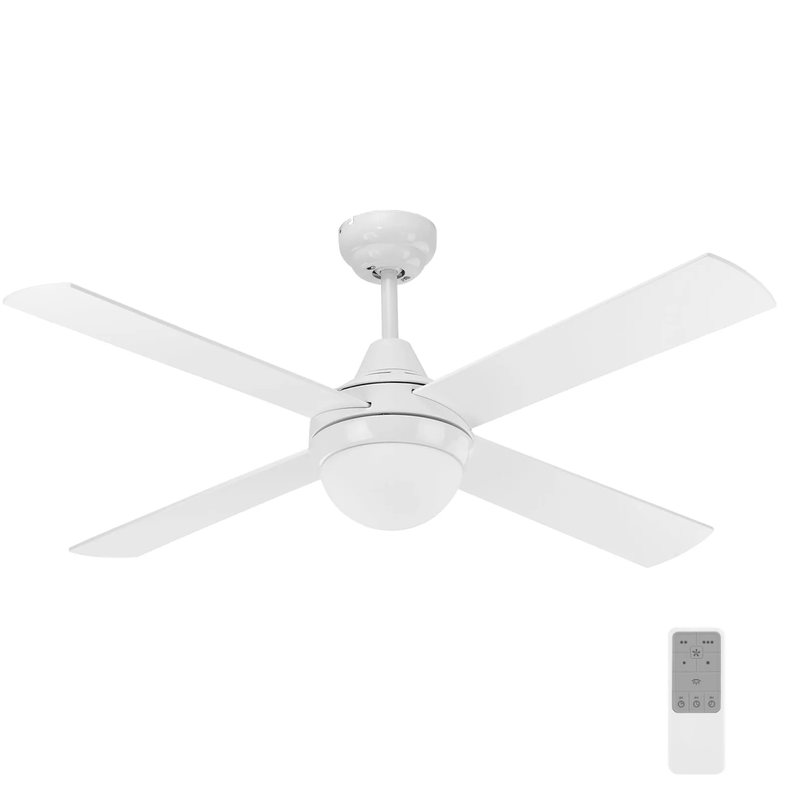 Lonsdale 120cm AC Ceiling Fan with Light and Remote