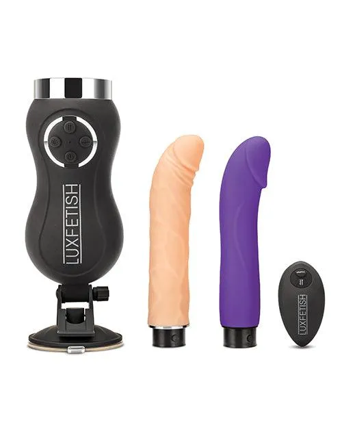 Lux Fetish Rechargeable Thrusting Compact Sex Machine W-remote