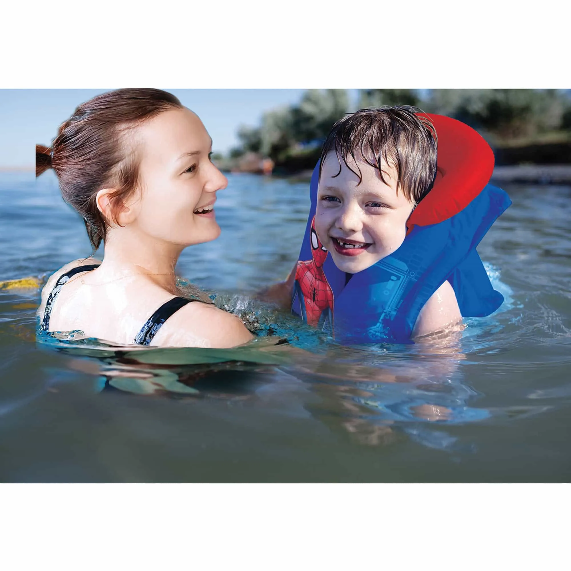 Marvel Spiderman Printed Kids Inflatable Swim Vest || 3-8 Years