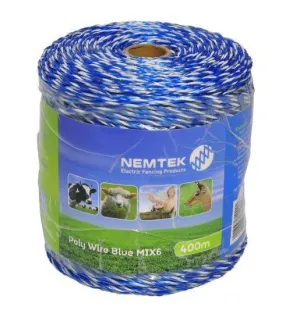 Nemtek Poly Wire Blue - Mix 6 400M