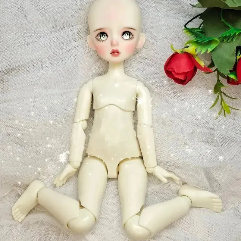 New Cute Makeup Doll's Head 1/6 Mjd Joints |Movable Body |Dress Up Accessories |Girls Dress Up Toy