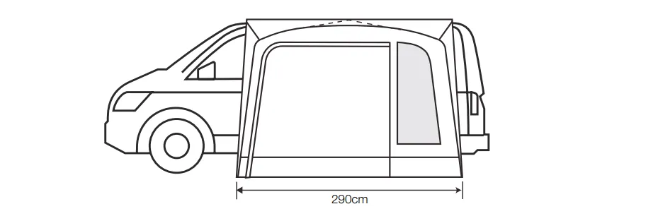 Outdoor Revolution Cayman Cona Air Drive Away Awning