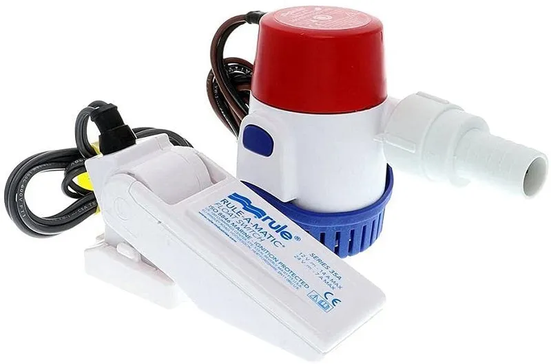 Rule 360GPH Bilge Pump and Switch 24DA-35A