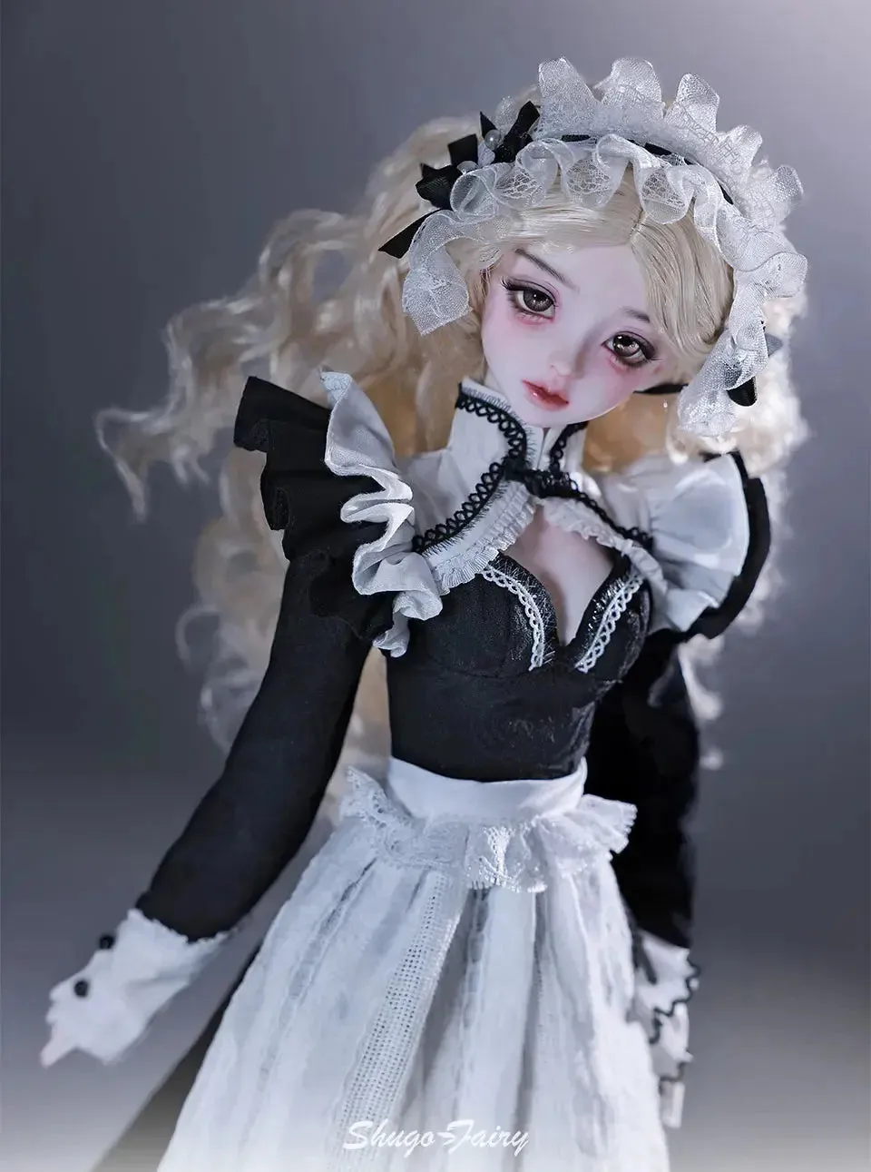 Shuga Fairy Bunton 1/4 BJD Doll | Huagao Anime Toy | Joint Body DIY Girls Gift | Blythe Movable BJD | Costume Designer Faceup