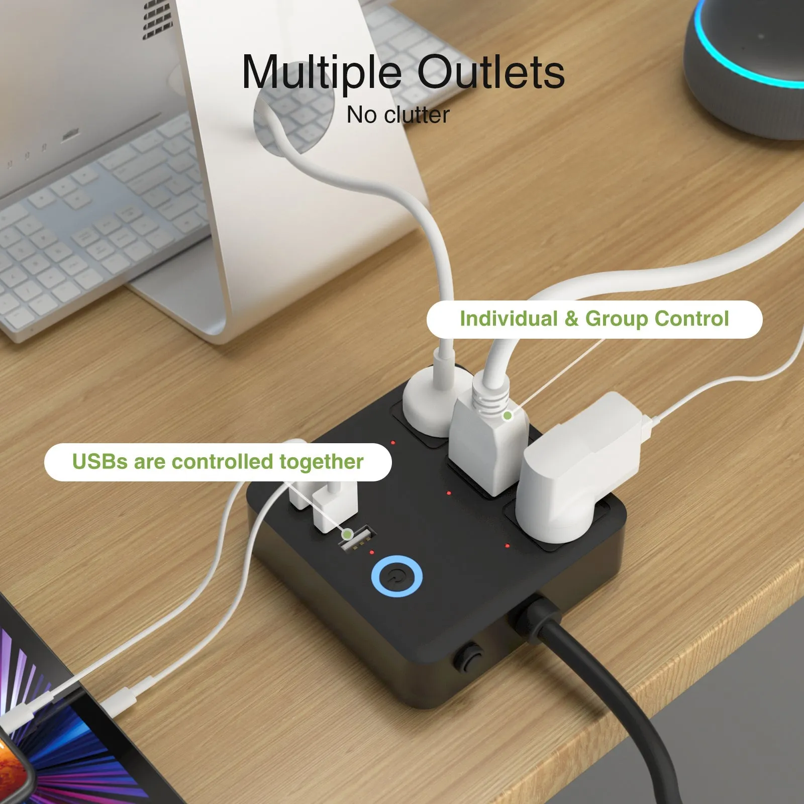 Smart Power Strip GHomeSmart® WP9