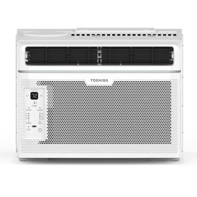 Toshiba 6,000 BTU 115-Volt Window Air Conditioner with Remote in White (RAC-WK0612CRRU)