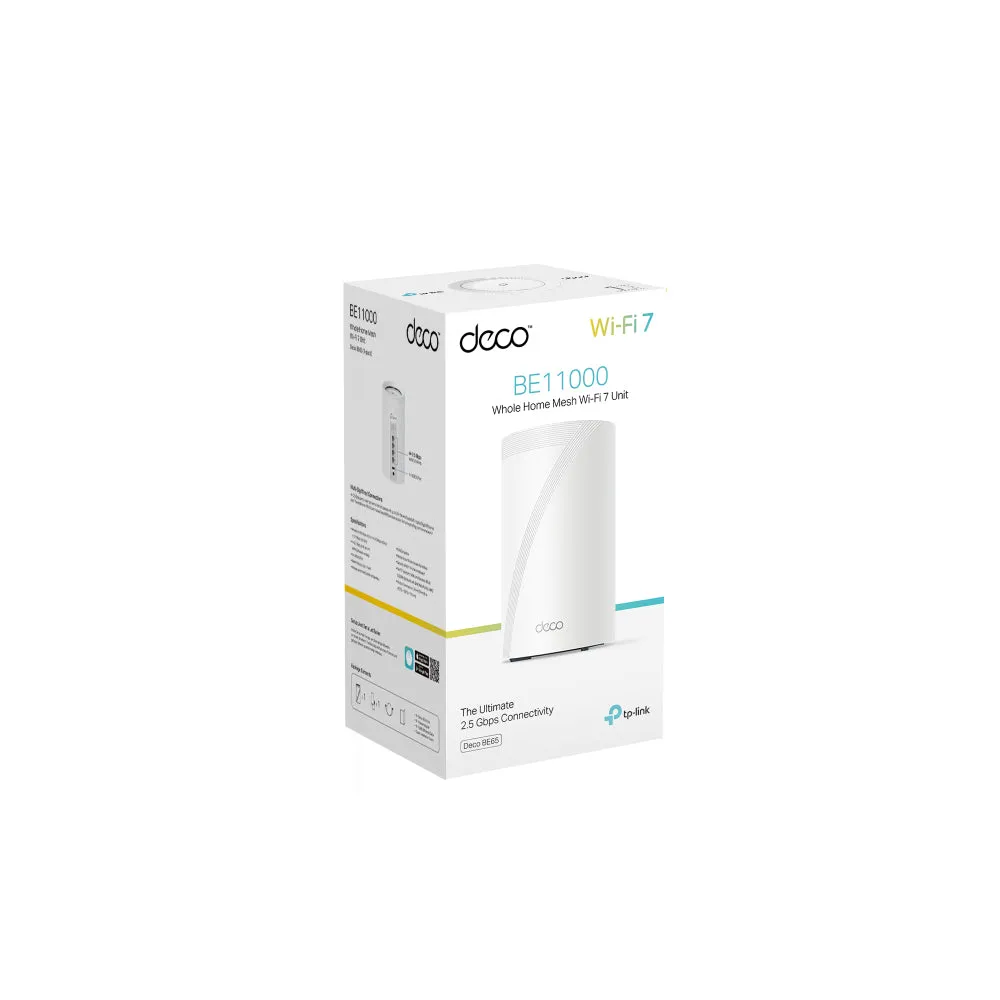 Tp-Link Deco Be65-5G V1 - Wi-Fi System - Wwan - Wi-Fi 7 - 3G, 4G, 5G - Desktop