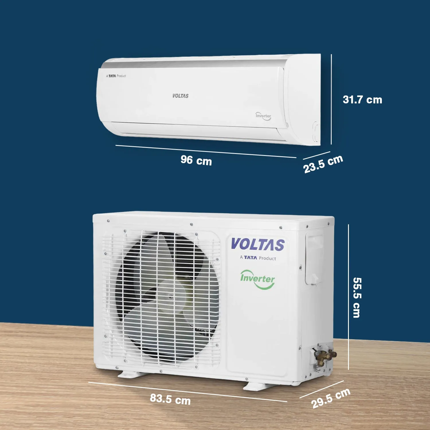 Voltas Vectra Elite 185V 1.5 Ton 5 Star Adjustable Inverter Split AC - Energy Efficient Cooling Solution