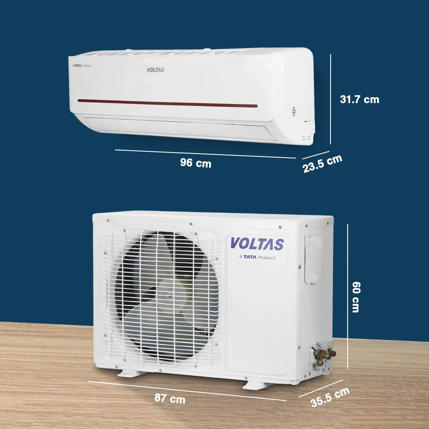 Voltas Fixed Speed Split AC, 1.5 Ton, 3 star - 183 Vectra Prism