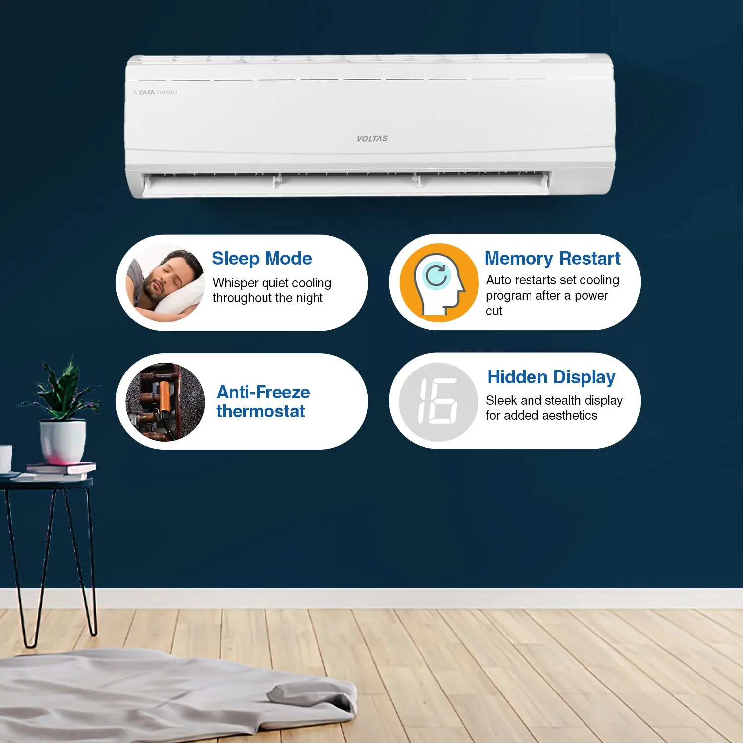 Voltas Fixed Speed Split AC, 2 Ton, 3 star - 243 Vectra Plus