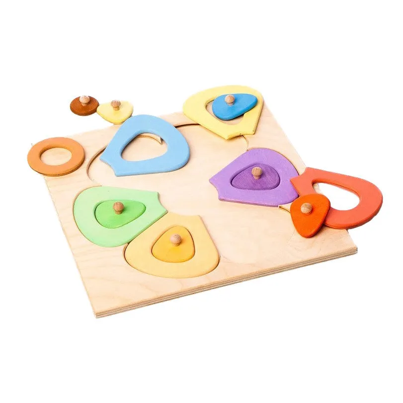 Wooden Puzzle Flower